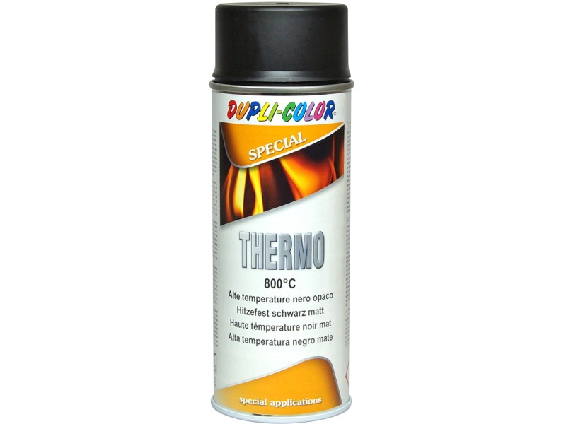 Vernice Spray thermo 800°C 400 ml nero opaco