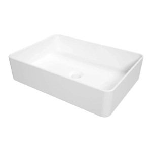 Lavabo da appoggio ceramica Artemisa Idrostile 355x120 mm Bianco