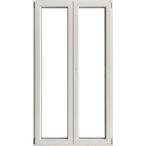 Finestra in PVC bianca a due ante per la tua casa.