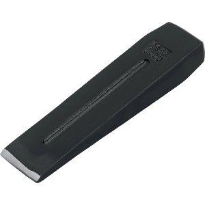 Cuneo spaccalegna nero di Martelli per spaccare la legna.