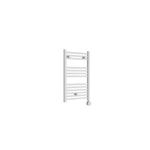 Termoarredo elettrico in acciaio bianco Bormio L 50 x H 80 cm
