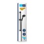 Set doccia Grohe Vitalio Start 110, nero opaco, con asta doccia e doccetta a 2 getti.