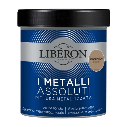 Pittura Metallizzata I Metalli Assoluti Oro-bianco brillante 0,5 l