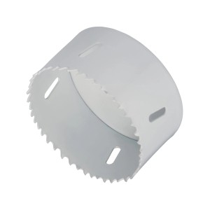 Segatutto a tazza bimetallica LUX, diametro 83 mm, per fori precisi in legno e metallo.