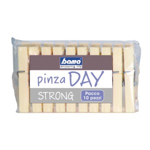 Confezione da 10 mollette da bucato color crema di t.b.t.