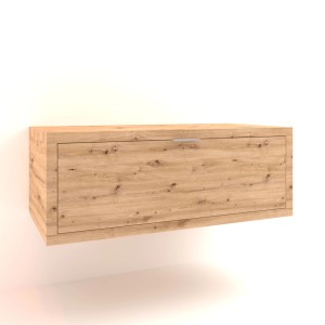 Mobile bagno sospeso effetto legno.