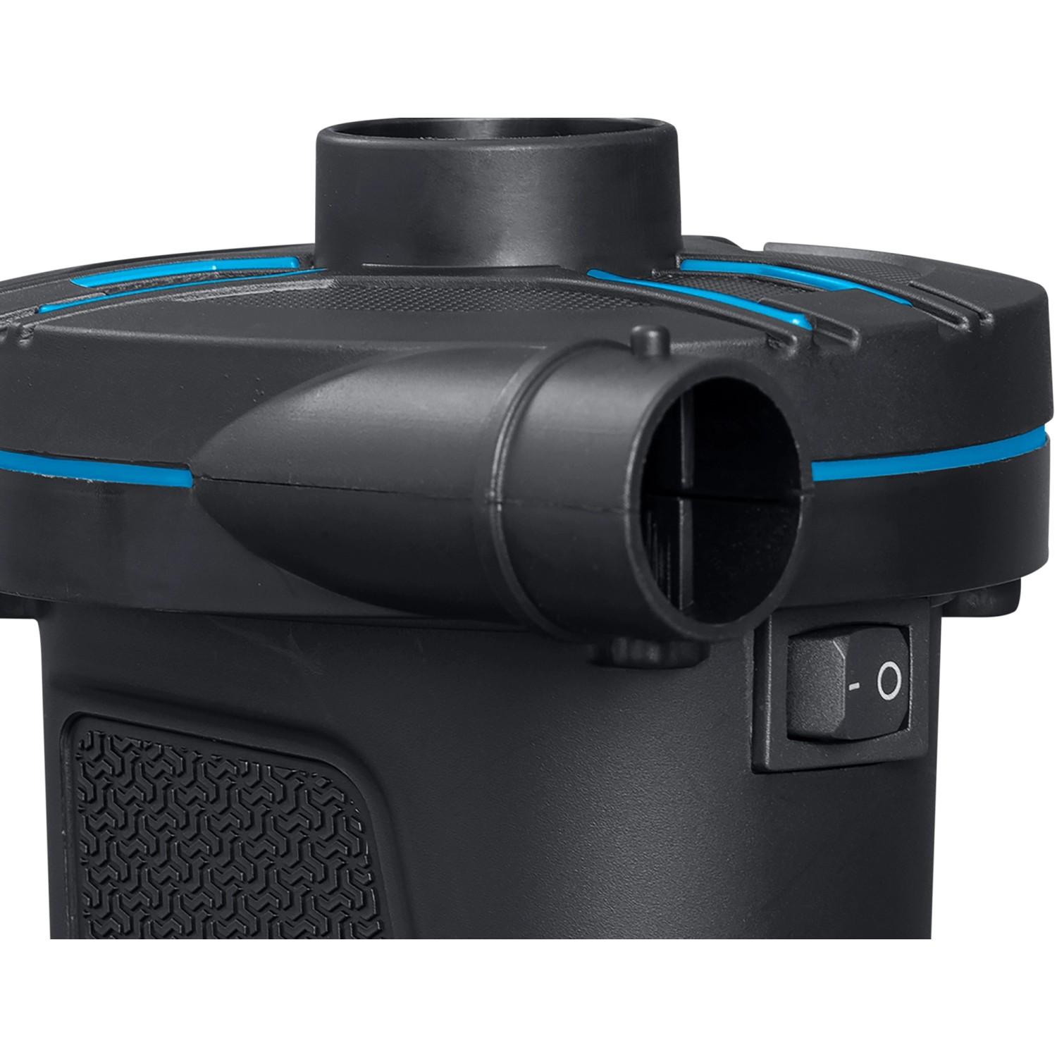 Dettaglio della pompa elettrica Bestway PowerTouch (220-240V) nera.