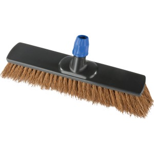 Testa scopa professionale LUX in cocco, larghezza 40 cm, per sporco grossolano all'esterno.
