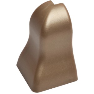 Angolo esterno OBI, oro opaco, confezione da 2 per battiscopa, accessorio per laminato e parquet.