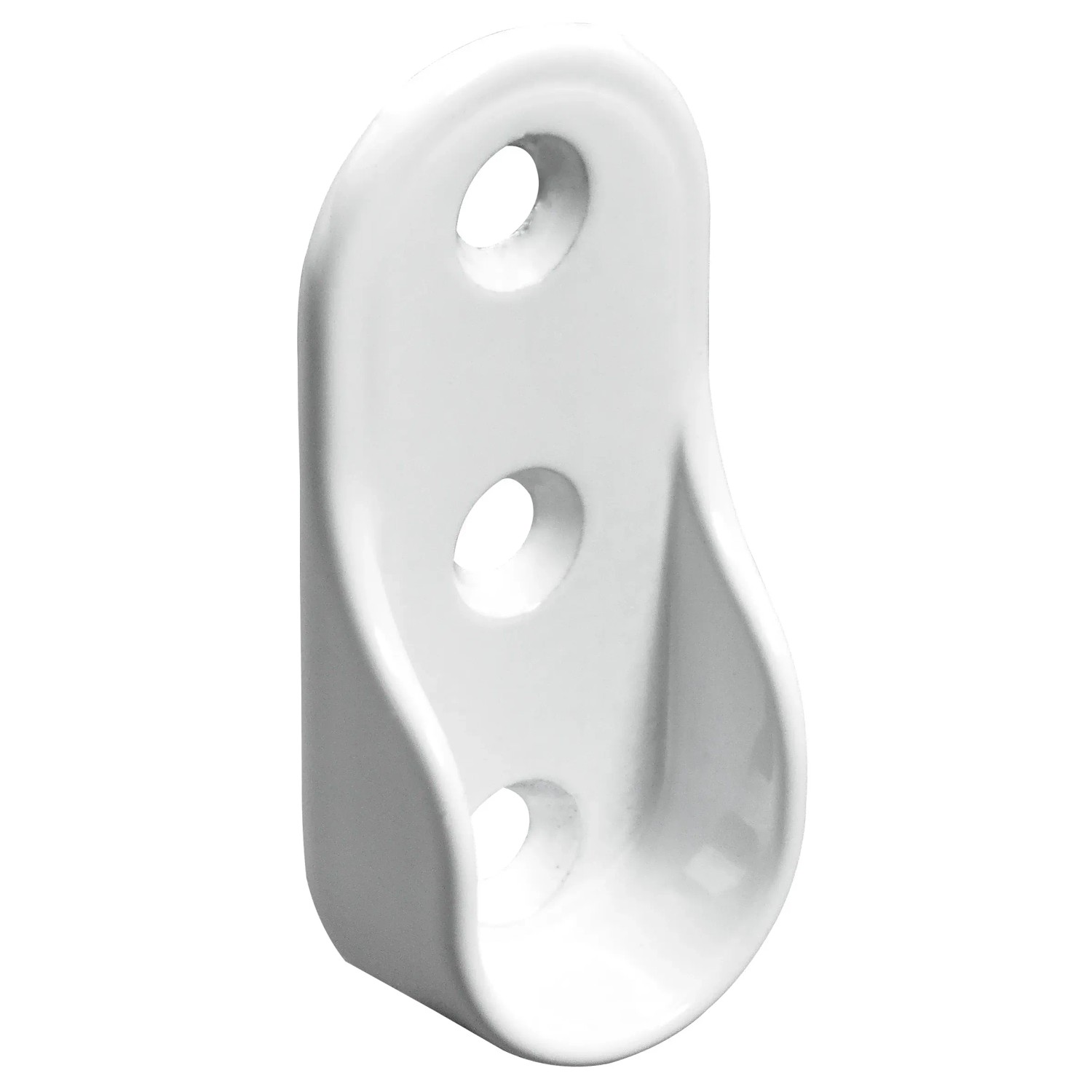 Supporto per tubo Hettich bianco 15/30 mm per tubi ovali per armadi, accessori per mobili.