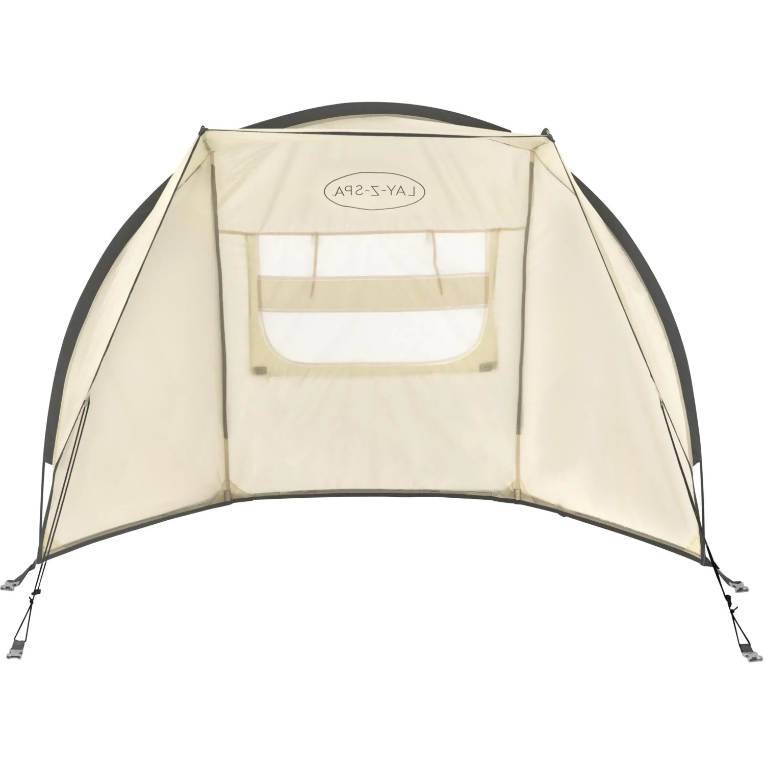 Tettuccio parasole Bestway LAY-Z-SPA per vasche idromassaggio, protegge da sole e insetti.