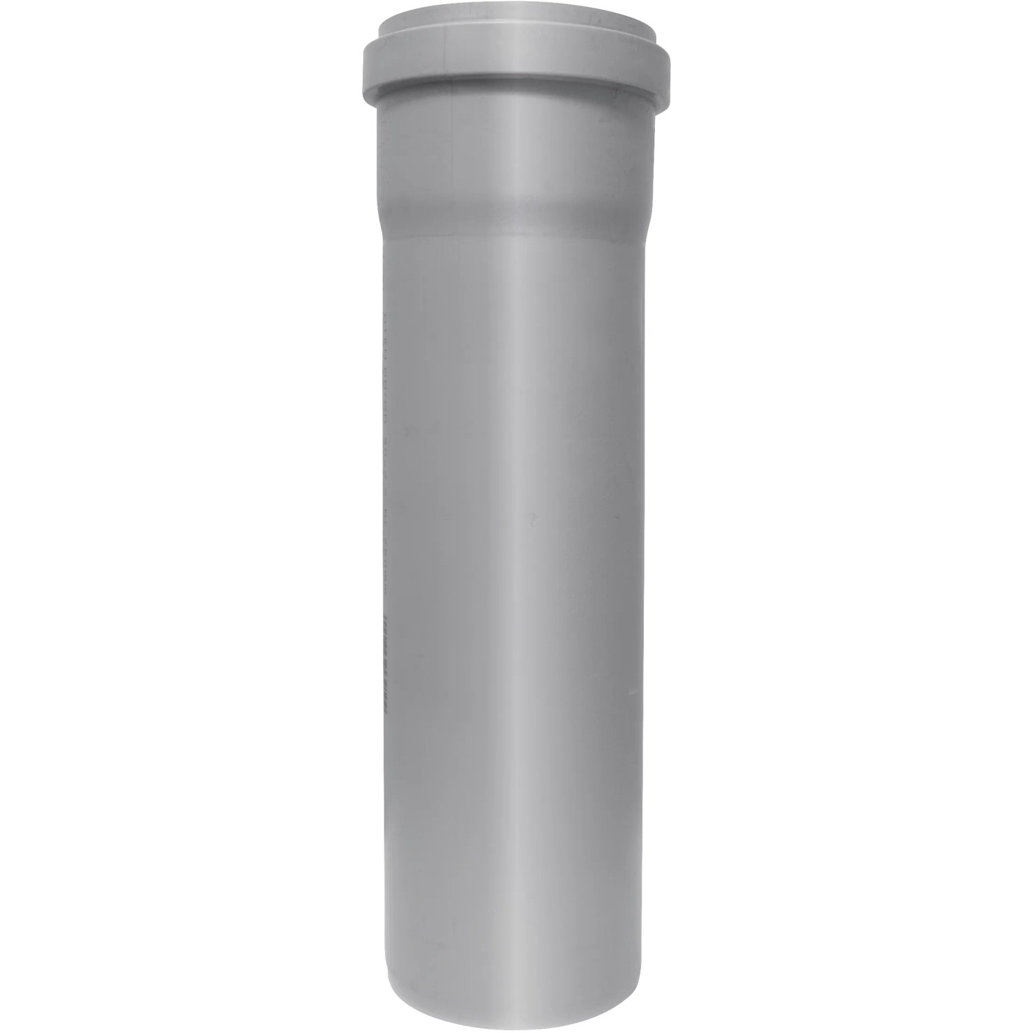 Tubo HT Marley grigio DN 32, lungo 1000 mm, con manicotto per tubi di scarico.