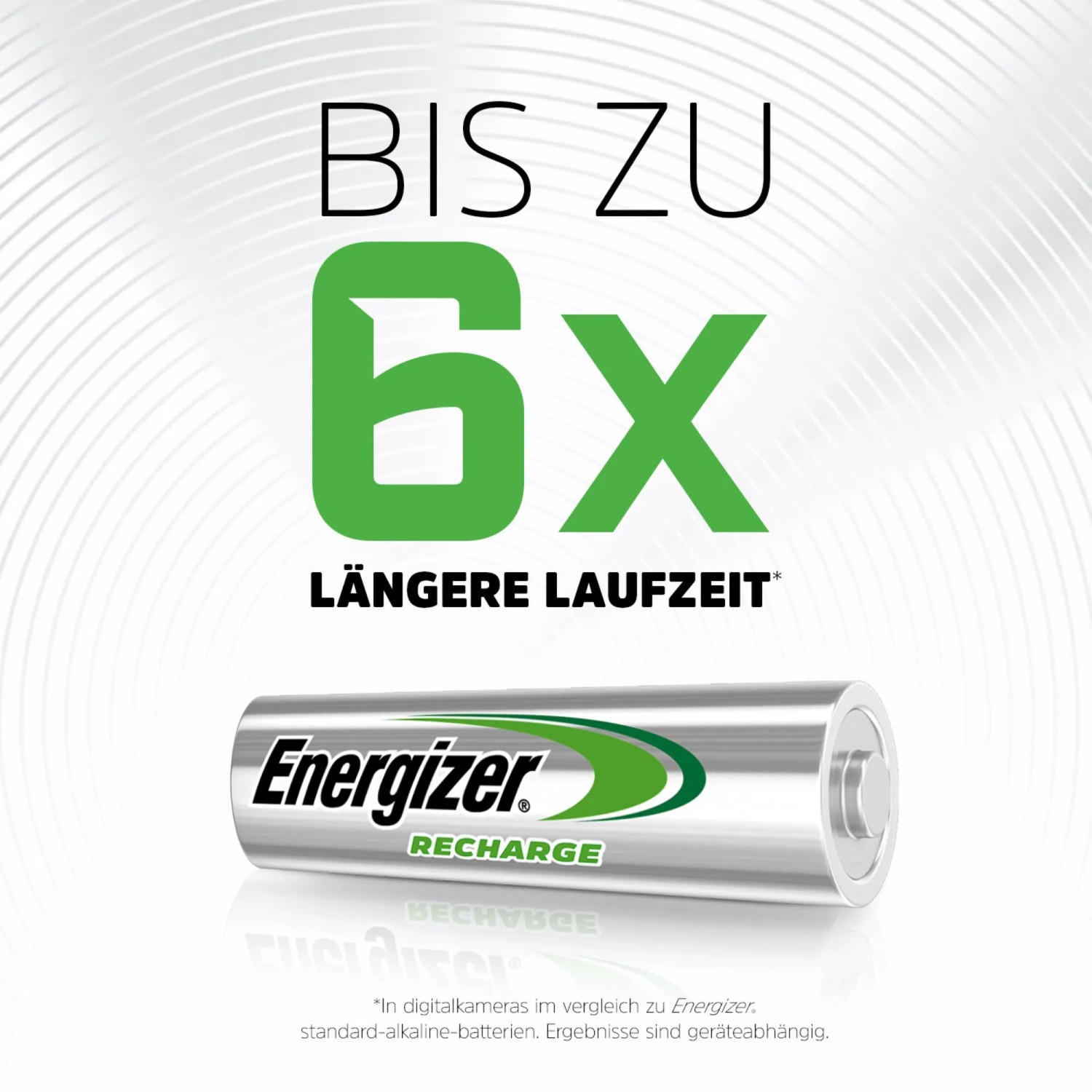 Batteria ricaricabile Energizer Extreme AA, Mignon, 2300 mAh. Fino a 6 volte più lunga durata.