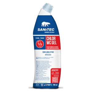 Sanitec Chlor WC Gel, detergente WC e sanitari