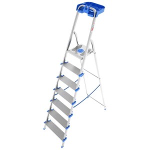 Scala in alluminio Colombo Atlantica 7 gradini XL portata 150 kg