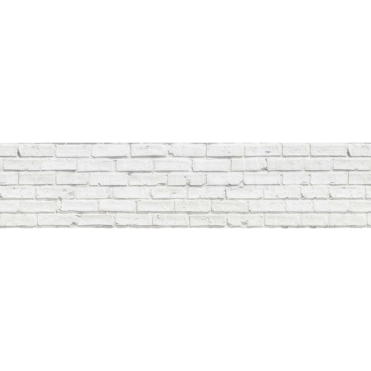 Paraschizzi t.b.t. con effetto mattone bianco per il design delle pareti.