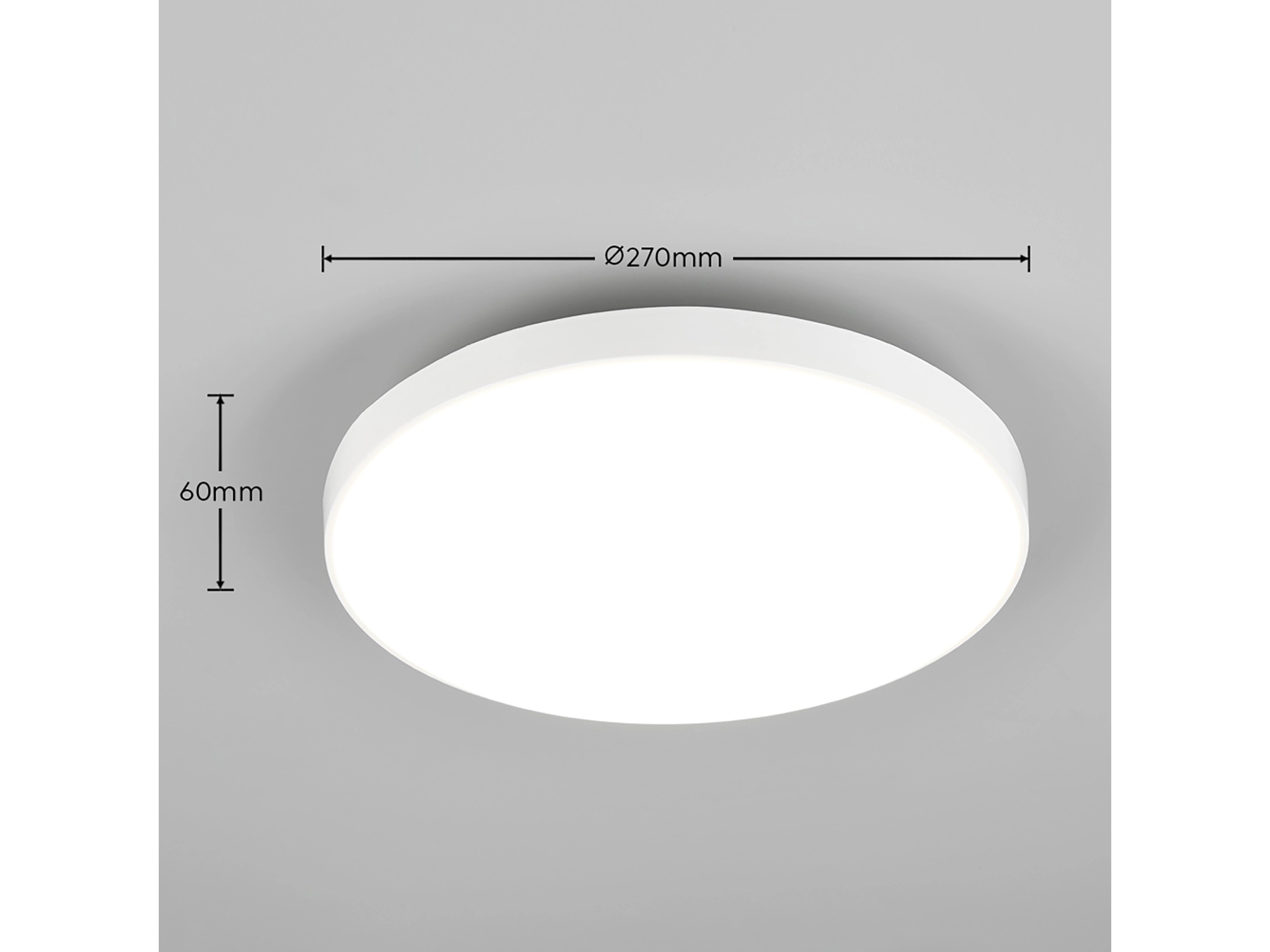 Plafoniera LED ONSSI Da Soffitto 20W 2000lm - Bianco Neutro 4000K-4500K, Pannello Rotondo Per Interni - Facile Installazione, Luce Fissa