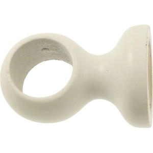 Supporto per bastone per tende t.b.t. color crema per bastoni per tende.