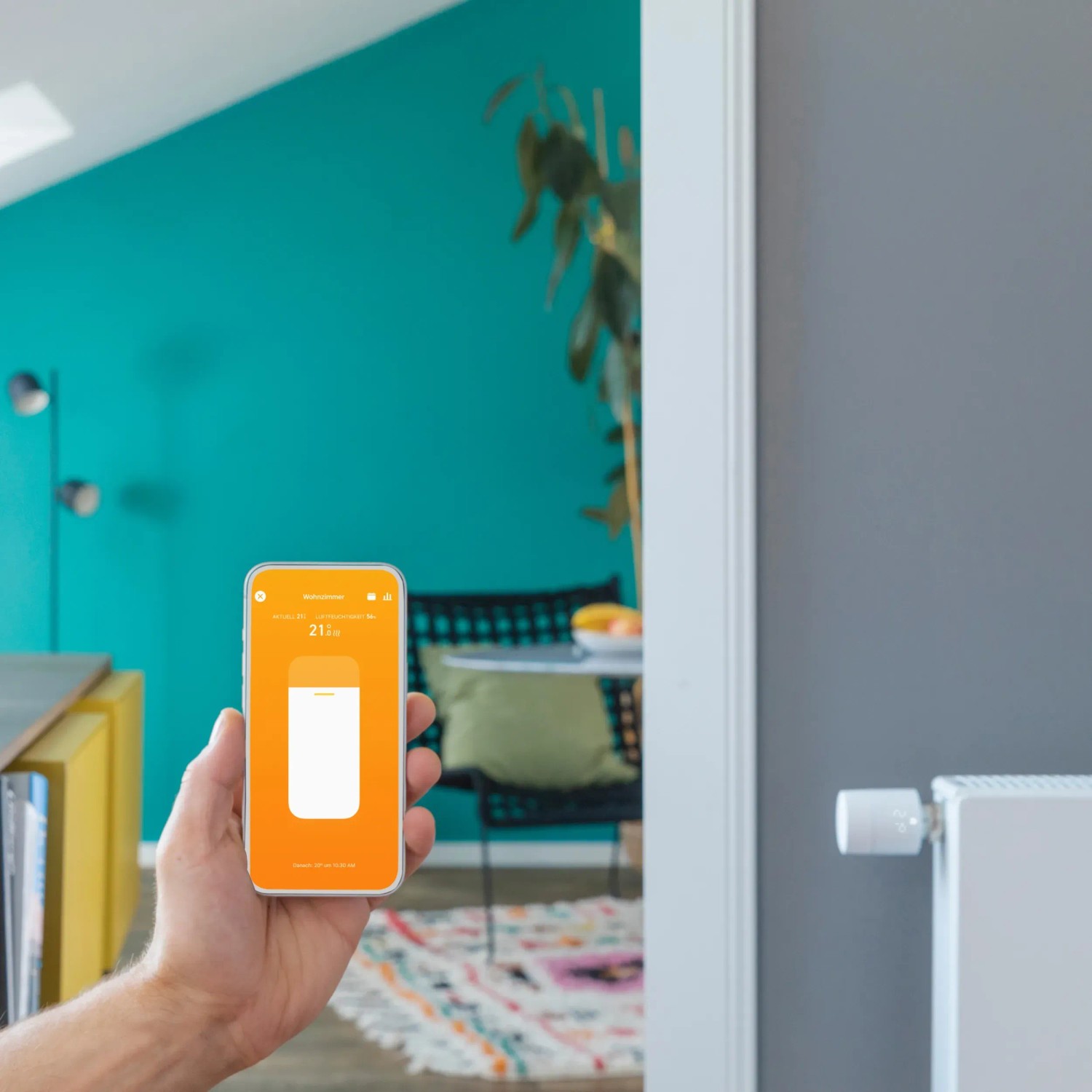 Termostato per radiatore tado°: controllo tramite app. Aggiunta per radiatore Smart Home per il controllo individuale della stanza.