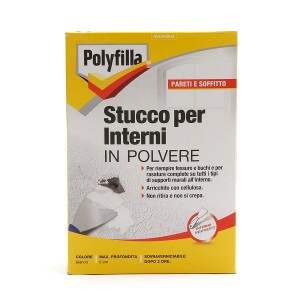 Polyfilla Stucco per Interni in polvere per pareti e soffitti.