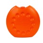 Accumulatore di freddo arancione t.b.t. per attrezzatura da campeggio.