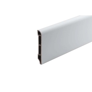 Profilo per piastrelle t.b.t. bianco, vista dettagliata.
