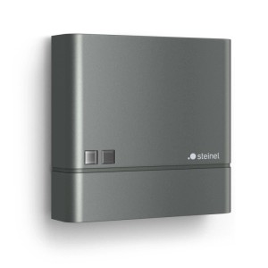 Interruttore crepuscolare Steinel NightmatiQ antracite per illuminazione automatica.