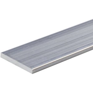 Barra piatta in alluminio Arcansas, 2x15x1000 mm, grezza, ideale per la lavorazione e la saldatura.