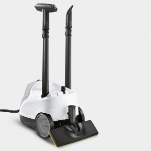 Pulitore a vapore Kärcher SC 4 EasyFix, bianco e nero, con accessori per superfici fino a 100 m².
