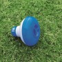 Galleggiante per prodotti chimici Bestway per pastiglie di cloro, blu e bianco.