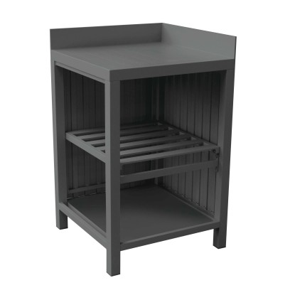 Modulo cucina ancolare antracite