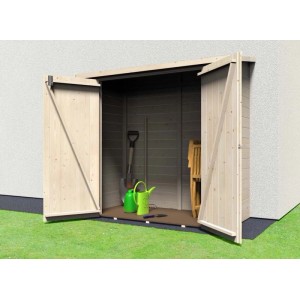 Casetta da giardino Albecove Sp 12 mm H183xL182XP91 cm