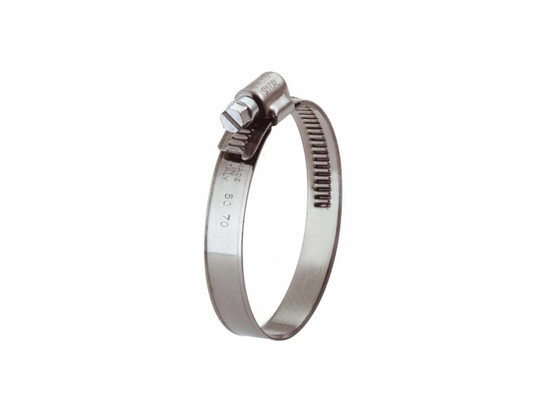 Azisha Fascette Stringitubo Acciaio Inox - 10 Pezzi 25-40 Mm - Foto 3