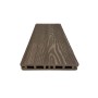 Piastrelle da esterno doga WPC WOOD double face marrone 161x2000 mm_3