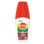 Autan spray antizecche e tafani con tappo rosso.