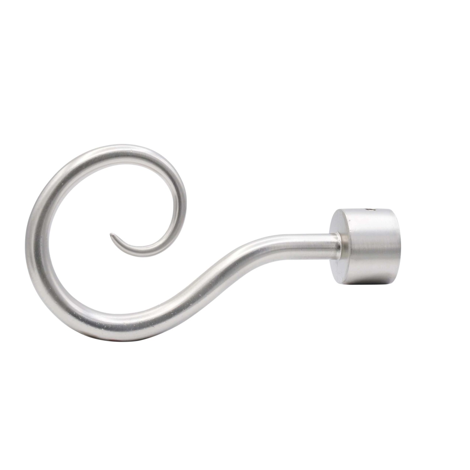 Terminale per bastone tenda Hook argento opaco Ø 2 cm 2 pz