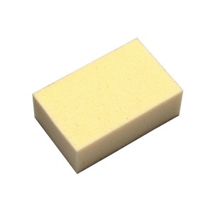 Spugna per piastrelle LUX Comfort gialla per la pulizia.