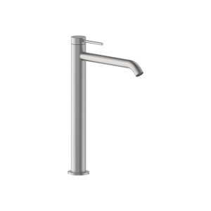 Miscelatore lavabo t.b.t. in argento opaco, versione alta.