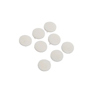 Pattini in plastica autoadesivi, Ø 22 mm, per moquette, 8 pezzi.