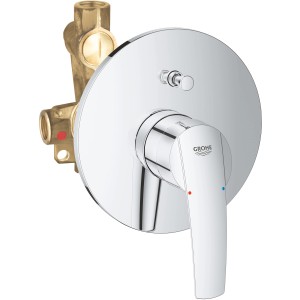 Miscelatore monocomando per vasca Grohe Start a incasso cromato con deviatore vasca/doccia.