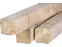 Palo tondo in legno con punta Ø 6 cm
