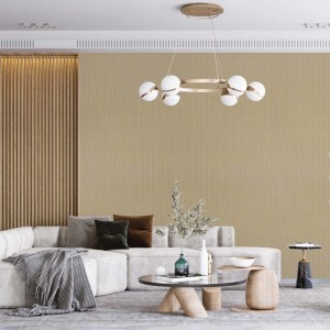 Rivestimento prottetivo in gomma laminata effetto rovere chiaro 120x270 cm