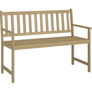 Panchina da giardino Kentwood in legno 115x56,6 cm acacia