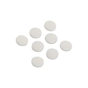 Pattini in plastica autoadesivi, Ø 18 mm, per moquette, set da 8.