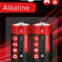 Confezione da 2 batterie alcaline Baby C (LR14) per torce e giocattoli.