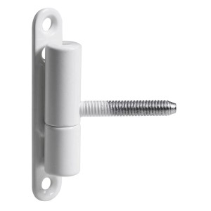Cerniera di rinnovamento Hettich, verniciata a polvere, Ø 15 mm, acciaio, bianco, 2 pezzi