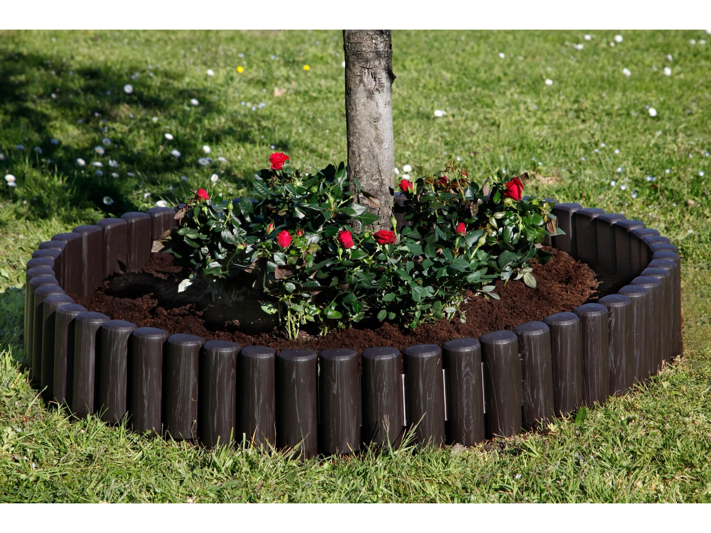 40 pezzi Bordatura da giardino in plastica facile da installare