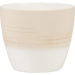 Scheurich vaso decorativo 950, Ø 19 cm, Vanilla Cream, vaso in ceramica per interni.