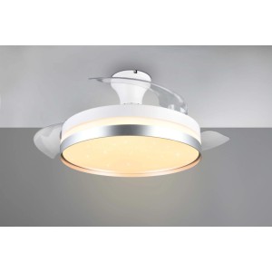 Plafoniera LED con pale Lindberg 4050 lm 2700-6500 K Ø 100x100 cm