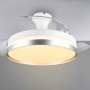 Plafoniera LED con pale Lindberg 4050 lm 2700-6500 K Ø 100x100 cm